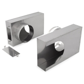 Z-Flex 8" Adjustable Fireplace Insert Offset Adapter for Chimney Liner - Image 10