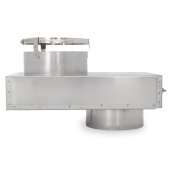 Z-Flex 8" Adjustable Fireplace Insert Offset Adapter for Chimney Liner - Image 2