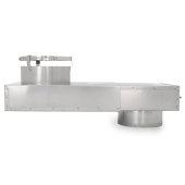 Z-Flex 8" Adjustable Fireplace Insert Offset Adapter for Chimney Liner - Image 3