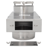 Z-Flex 8" Adjustable Fireplace Insert Offset Adapter for Chimney Liner - Image 5