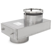 Z-Flex 8" Adjustable Fireplace Insert Offset Adapter for Chimney Liner - Image 6