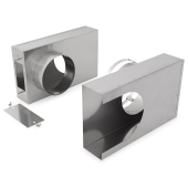 Z-Flex 8" Adjustable Fireplace Insert Offset Adapter for Chimney Liner - Image 9