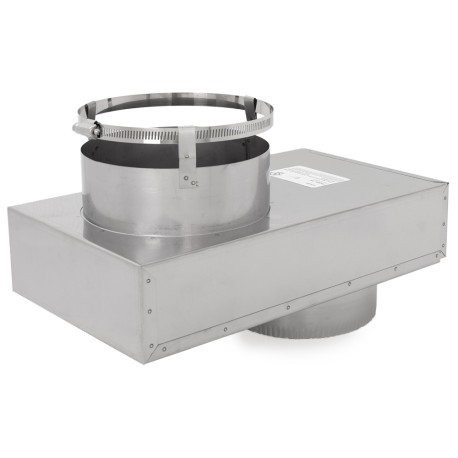 Z-Flex 8" Adjustable Fireplace Insert Offset Adapter for Chimney Liner