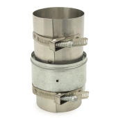 Z-Flex 3" Stainless Steel Fireplace Insert Appliance Adapter for Chimney Liner - Image 1