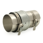 Z-Flex 3" Stainless Steel Fireplace Insert Appliance Adapter for Chimney Liner - Image 3