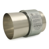 Z-Flex 4" Stainless Steel Fireplace Insert Appliance Adapter for Chimney Liner - Image 4