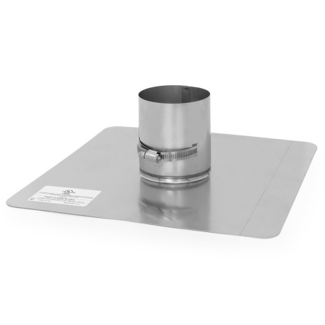 Z-Flex 3" Z-Max 13" x 13" Stainless Steel Flat Chimney Flashing