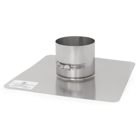 Z-Flex 4" Z-Max 13" x 13" Stainless Steel Flat Chimney Flashing