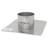 Z-Flex 5" Z-Max 13" x 13" Stainless Steel Flat Chimney Flashing - Image 1