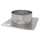 Z-Flex 7" Z-Max 13" x 13" Stainless Steel Flat Chimney Flashing - Image 1