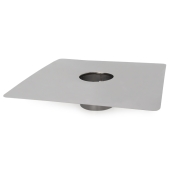 Z-Flex 4" Z-Max 18" x 18" Stainless Steel Flat Chimney Flashing - Image 2