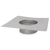 Z-Flex 7" Z-Max 18" x 18" Stainless Steel Flat Chimney Flashing - Image 2