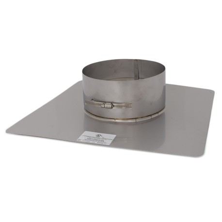 Z-Flex 7" Z-Max 18" x 18" Stainless Steel Flat Chimney Flashing