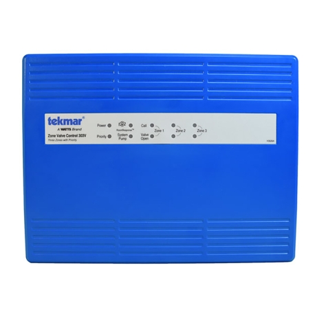 Tekmar 303V, 3-Zone Valve Control w/ Priority, Expandable