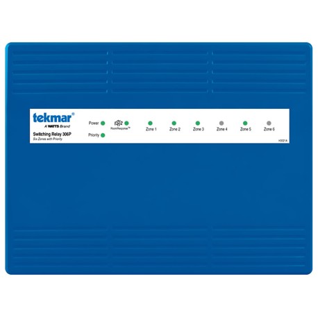 Tekmar 306P, 6-Zone Switching Relay w/ Priority, Expandable