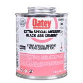 Oatey 16 oz Medium-Body ABS Extra Special Cement w/ Dauber, Black - Image 1