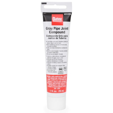Oatey Gray Pipe Joint Compound, 1 oz