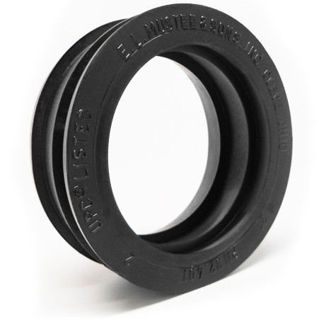 Mustee 2" PVC/ABS/Cast Iron Drain Seal for DuraBase Shower Bases