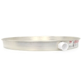 Oatey 20" Aluminum Water Heater Pan, 1" PVC Adapter - Image 2