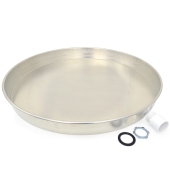 Oatey 20" Aluminum Water Heater Pan, 1" PVC Adapter - Image 3