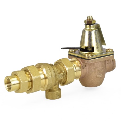 Taco 1/2" Threaded x Union Boiler Fill & Backflow Preventer Valve Combination