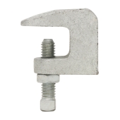 PHD 3/8" Galvanized Top Beam Clamp w/ Locknut - Image 1