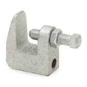 PHD 3/8" Galvanized Top Beam Clamp w/ Locknut - Image 3