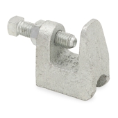 PHD 3/8" Galvanized Top Beam Clamp w/ Locknut - Image 2