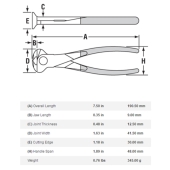 Channellock 357 Channellock 7.5" End Cutting Plier - Image 2