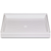 Mustee 36" x 42" DuraBase Rectangular Shower Base, Single Threshold, White - Image 1