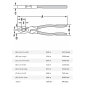 Channellock 369 Channellock 9.5" High Leverage Round Nose Linemen's Plier - Image 2
