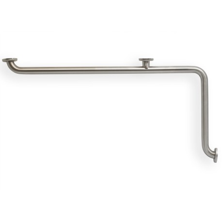 Mustee 42" x 20" Inside Corner 90° Shower Grab Bar ADA
