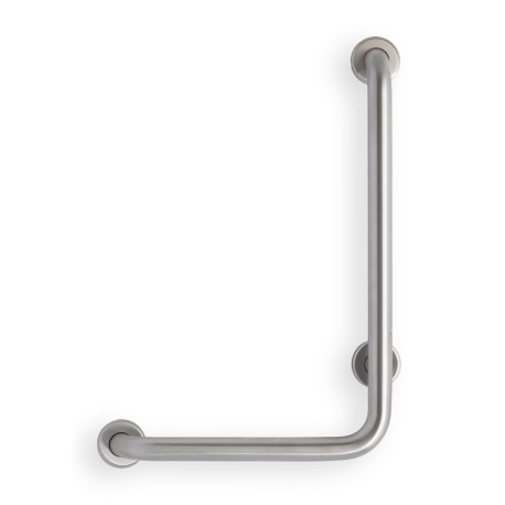 Mustee 24" H x 16" W 90° Angle Shower Grab Bar Right-Hand ADA