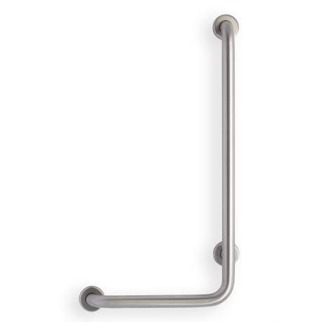 Mustee 32" H x 16" W 90° Angle Shower Grab Bar Right-Hand ADA