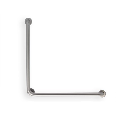 Mustee 30" H x 30" W 90° Angle Shower Grab Bar Left or Right Hand ADA