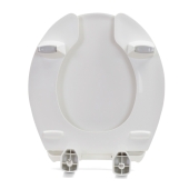 Bemis Bemis 3L2050T (White) 3" Lift Medic-Aid Plastic Round Toilet Seat w/ DuraGuard, Heavy-Duty - Image 3