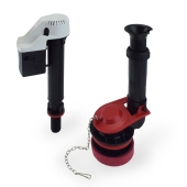 Korky Korky 2" Universal Adjustable All-in-One Toilet Repair Kit (Fill Valve, Flush Valve & Flapper) - Image 1