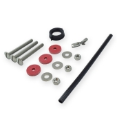 Korky Korky 2" Universal Adjustable All-in-One Toilet Repair Kit (Fill Valve, Flush Valve & Flapper) - Image 2