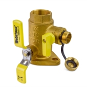 Webstone Valves 1-1/4" IPS Isolator Flange Valve with Drain - Image 2