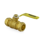 Webstone Valves 3/4" Compression (7/8" OD) Brass Ball Valve, Full Port (Lead-Free) - Image 2