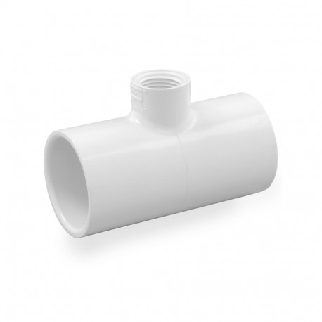 1-1/4" x 1-1/4" x 1/2" PVC (Sch. 40) Reducing Tee (Socket x Socket x FIPT) Spears