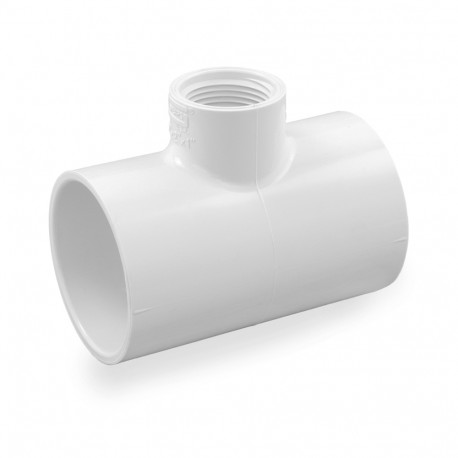 2" x 2" x 1" PVC (Sch. 40) Reducing Tee (Socket x Socket x FIPT) Spears