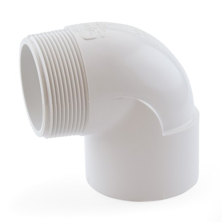 Spears 2" PVC (Sch. 40) Socket x MIP 90&deg; Elbow