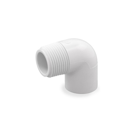 Spears 1/2" x 3/4" PVC (Sch. 40) Socket x MIP 90&deg; Reducing Elbow