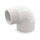 Spears 1-1/2" PVC (Sch. 40) MIP x FIP 90° Elbow - Image 1