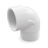 Spears 2" PVC (Sch. 40) MIP x FIP 90&deg; Elbow - Image 2