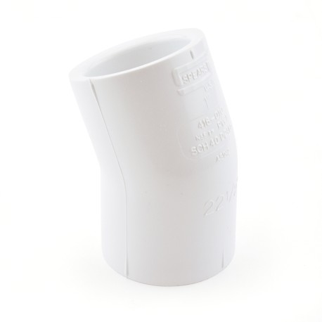 Spears 1" PVC (Sch. 40) 22.5&deg; Elbow