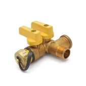 Webstone Valves 1/2" Threaded Pro-Pal Expansion Tank Pro Service Valve w/ Hose Drain - Image 3