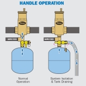 Webstone Valves 1/2" Threaded Pro-Pal Expansion Tank Pro Service Valve w/ Hose Drain - Image 6