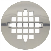 Oatey 4-1/4" Stainless Steel Round Snap-Tite Strainer for Oatey Shower Drains - Image 1